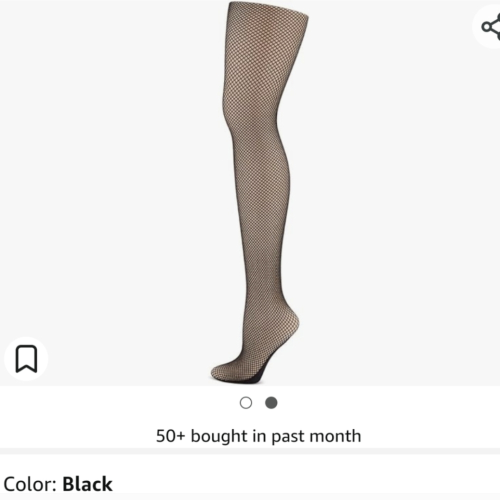 Capezio Women's Professional Fishnet Tights, with seams, Black, Size Med/Tall